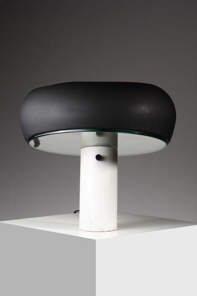 CASTIGLIONI ACHILLE (1918 -2002) & PIERGIACOMO (1913 - 1968) : Lampada da tavolo Snoopy per Flos  - Asta Asta 364 | DESIGN E ARTI DECORATIVE DEL NOVECENTO - DESIGN (Online) Online - Associazione Nazionale - Case d'Asta italiane