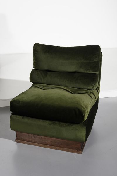 FRIGERIO LUCIANO (1928 - 1999) : Coppia di poltrone e divano  - Asta Asta 364 | DESIGN E ARTI DECORATIVE DEL NOVECENTO - DESIGN (Online) Online - Associazione Nazionale - Case d'Asta italiane