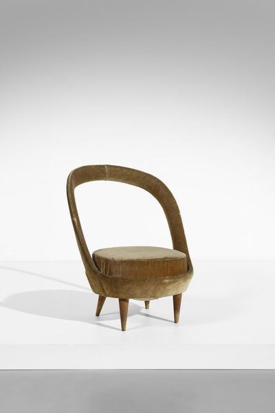 LACCA CESARE (n. 1929) : attribuito. Poltrona  - Asta Asta 364 | DESIGN E ARTI DECORATIVE DEL NOVECENTO - DESIGN (Online) Online - Associazione Nazionale - Case d'Asta italiane