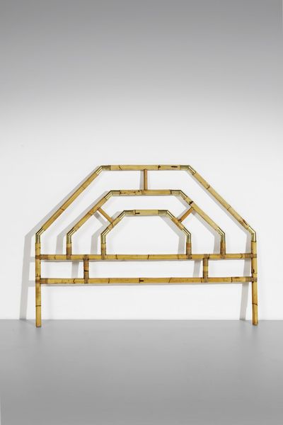 PETTI SANDRO (n. 1927) : Testiera letto per Angolometallarte  - Asta Asta 364 | DESIGN E ARTI DECORATIVE DEL NOVECENTO - DESIGN (Online) Online - Associazione Nazionale - Case d'Asta italiane