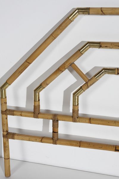 PETTI SANDRO (n. 1927) : Testiera letto per Angolometallarte  - Asta Asta 364 | DESIGN E ARTI DECORATIVE DEL NOVECENTO - DESIGN (Online) Online - Associazione Nazionale - Case d'Asta italiane