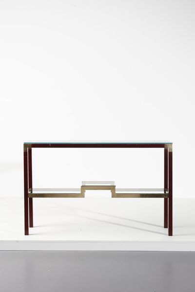 PETTI SANDRO (n. 1927) : Consolle serie Canton per Angolometallarte  - Asta Asta 364 | DESIGN E ARTI DECORATIVE DEL NOVECENTO - DESIGN (Online) Online - Associazione Nazionale - Case d'Asta italiane