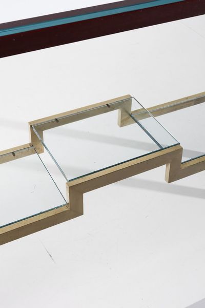 PETTI SANDRO (n. 1927) : Consolle serie Canton per Angolometallarte  - Asta Asta 364 | DESIGN E ARTI DECORATIVE DEL NOVECENTO - DESIGN (Online) Online - Associazione Nazionale - Case d'Asta italiane