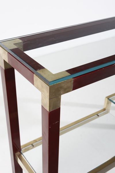 PETTI SANDRO (n. 1927) : Consolle serie Canton per Angolometallarte  - Asta Asta 364 | DESIGN E ARTI DECORATIVE DEL NOVECENTO - DESIGN (Online) Online - Associazione Nazionale - Case d'Asta italiane