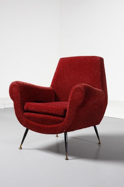 RADICE GIGI (1954 - 2002) : Divano e coppia di poltrone  - Asta Asta 364 | DESIGN E ARTI DECORATIVE DEL NOVECENTO - DESIGN (Online) Online - Associazione Nazionale - Case d'Asta italiane