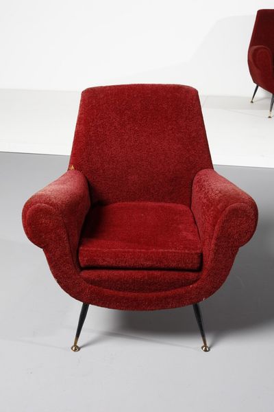 RADICE GIGI (1954 - 2002) : Divano e coppia di poltrone  - Asta Asta 364 | DESIGN E ARTI DECORATIVE DEL NOVECENTO - DESIGN (Online) Online - Associazione Nazionale - Case d'Asta italiane