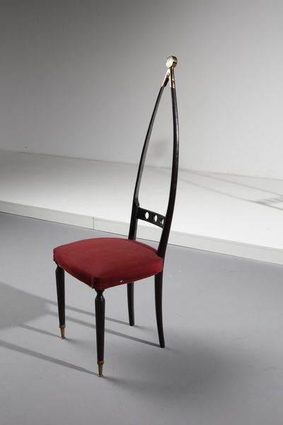 POZZI E VERGA : Coppia di sedie  - Asta Asta 364 | DESIGN E ARTI DECORATIVE DEL NOVECENTO - DESIGN (Online) Online - Associazione Nazionale - Case d'Asta italiane