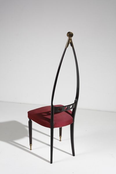 POZZI E VERGA : Coppia di sedie  - Asta Asta 364 | DESIGN E ARTI DECORATIVE DEL NOVECENTO - DESIGN (Online) Online - Associazione Nazionale - Case d'Asta italiane