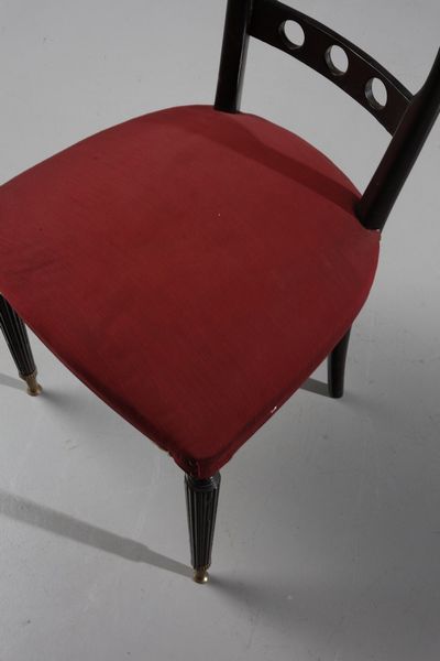 POZZI E VERGA : Coppia di sedie  - Asta Asta 364 | DESIGN E ARTI DECORATIVE DEL NOVECENTO - DESIGN (Online) Online - Associazione Nazionale - Case d'Asta italiane