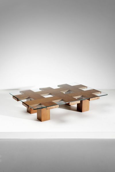 MANIFATTURA BRASILIANA : Tavolo da salotto  - Asta Asta 364 | DESIGN E ARTI DECORATIVE DEL NOVECENTO - DESIGN (Online) Online - Associazione Nazionale - Case d'Asta italiane