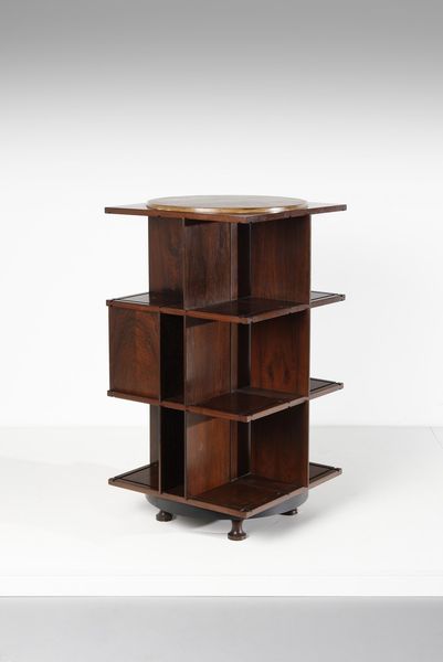 FRATTINI GIANFRANCO (1926 - 2004) : Libreria girevole per Bernini  - Asta Asta 364 | DESIGN E ARTI DECORATIVE DEL NOVECENTO - DESIGN (Online) Online - Associazione Nazionale - Case d'Asta italiane