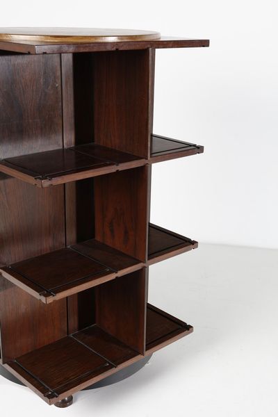 FRATTINI GIANFRANCO (1926 - 2004) : Libreria girevole per Bernini  - Asta Asta 364 | DESIGN E ARTI DECORATIVE DEL NOVECENTO - DESIGN (Online) Online - Associazione Nazionale - Case d'Asta italiane