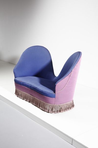 CESARE LACCA & FEDE CHETI : Divanetto  - Asta Asta 364 | DESIGN E ARTI DECORATIVE DEL NOVECENTO - DESIGN (Online) Online - Associazione Nazionale - Case d'Asta italiane