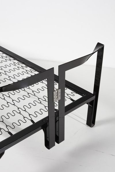 SCARPA AFRA (1937 -2011) & TOBIA (n. 1935) : Letto Vanessa per Gavina  - Asta Asta 364 | DESIGN E ARTI DECORATIVE DEL NOVECENTO - DESIGN (Online) Online - Associazione Nazionale - Case d'Asta italiane