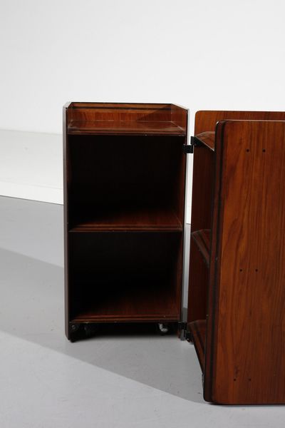 SCARPA AFRA (1937 -2011) & TOBIA (n. 1935) : Coppia di comodini Artona per Maxalto  - Asta Asta 364 | DESIGN E ARTI DECORATIVE DEL NOVECENTO - DESIGN (Online) Online - Associazione Nazionale - Case d'Asta italiane