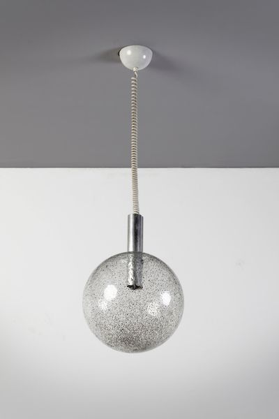 SCARPA AFRA (1937 -2011) & TOBIA (n. 1935) : Lampada a sospensione Sfera per Flos  - Asta Asta 364 | DESIGN E ARTI DECORATIVE DEL NOVECENTO - DESIGN (Online) Online - Associazione Nazionale - Case d'Asta italiane