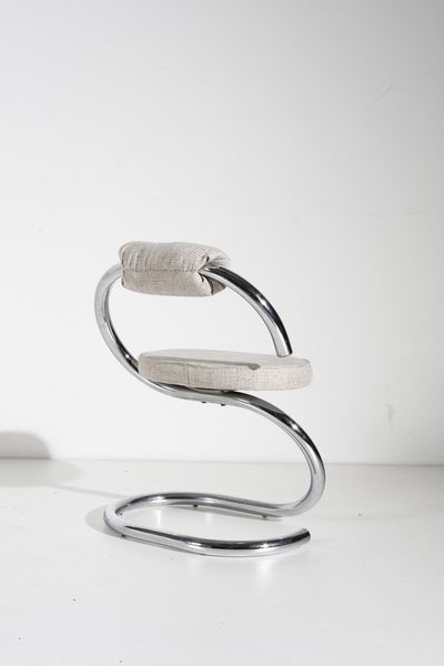 STOPPINO GIOTTO (n. 1926) : Sei sedie Cobra  - Asta Asta 364 | DESIGN E ARTI DECORATIVE DEL NOVECENTO - DESIGN (Online) Online - Associazione Nazionale - Case d'Asta italiane