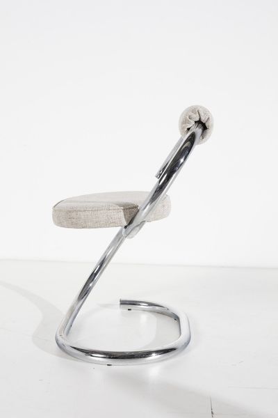 STOPPINO GIOTTO (n. 1926) : Sei sedie Cobra  - Asta Asta 364 | DESIGN E ARTI DECORATIVE DEL NOVECENTO - DESIGN (Online) Online - Associazione Nazionale - Case d'Asta italiane