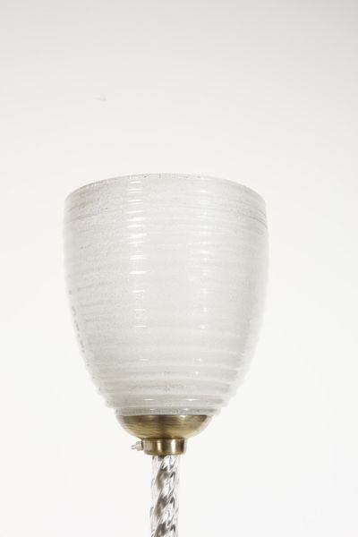 VENINI : attribuito. Lampada da terra  - Asta Asta 364 | DESIGN E ARTI DECORATIVE DEL NOVECENTO - DESIGN (Online) Online - Associazione Nazionale - Case d'Asta italiane