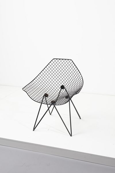 RINALDI GASTONE (1920 - 2006) : Sedia Du 43 per Rima  - Asta Asta 364 | DESIGN E ARTI DECORATIVE DEL NOVECENTO - DESIGN (Online) Online - Associazione Nazionale - Case d'Asta italiane