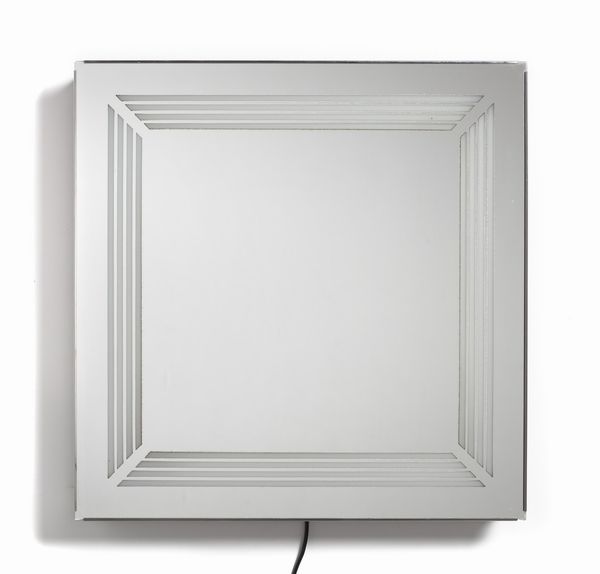 Celada Ugo : Specchio retroilluminato per Fontana Arte  - Asta Asta 364 | DESIGN E ARTI DECORATIVE DEL NOVECENTO - DESIGN (Online) Online - Associazione Nazionale - Case d'Asta italiane