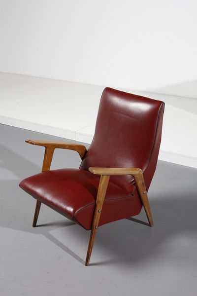 MANIFATTURA ITALIANA : Coppia di poltrone  - Asta Asta 364 | DESIGN E ARTI DECORATIVE DEL NOVECENTO - DESIGN (Online) Online - Associazione Nazionale - Case d'Asta italiane