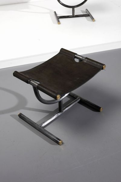 SCARPA AFRA (1937 -2011) & TOBIA (n. 1935) : Coppia di sgabelli  - Asta Asta 364 | DESIGN E ARTI DECORATIVE DEL NOVECENTO - DESIGN (Online) Online - Associazione Nazionale - Case d'Asta italiane