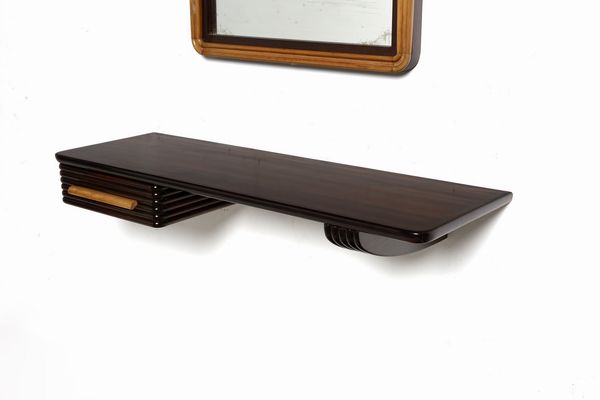 BORSANI OSVALDO (1911 - 1985) : Consolle con specchiera  - Asta Asta 364 | DESIGN E ARTI DECORATIVE DEL NOVECENTO - DESIGN (Online) Online - Associazione Nazionale - Case d'Asta italiane