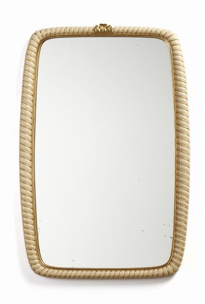 BORSANI OSVALDO (1911 - 1985) : attribuito. Specchiera  - Asta Asta 364 | DESIGN E ARTI DECORATIVE DEL NOVECENTO - DESIGN (Online) Online - Associazione Nazionale - Case d'Asta italiane