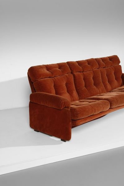 SCARPA AFRA (1937 -2011) & TOBIA (n. 1935) : Divano Coronado per B&B  - Asta Asta 364 | DESIGN E ARTI DECORATIVE DEL NOVECENTO - DESIGN (Online) Online - Associazione Nazionale - Case d'Asta italiane