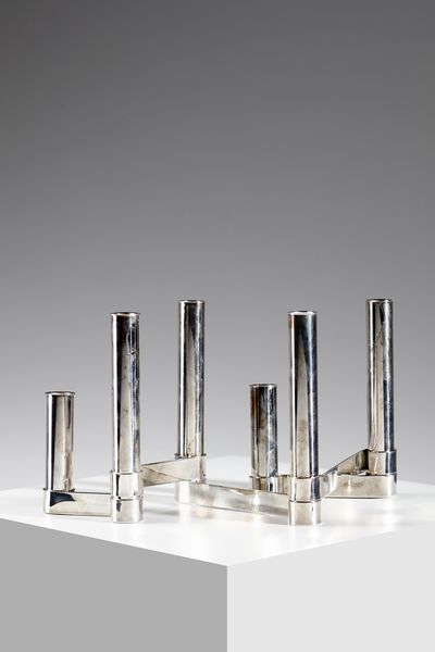 PONTI GIO (1891 - 1979) : Candelabro Antibes per Lino Sabattini  - Asta Asta 364 | DESIGN E ARTI DECORATIVE DEL NOVECENTO - DESIGN (Online) Online - Associazione Nazionale - Case d'Asta italiane