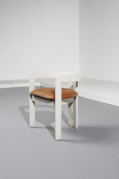 SCARPA AFRA (1937 -2011) & TOBIA (n. 1935) : Coppia di poltroncine Pigreco produzione Gavina  - Asta Asta 364 | DESIGN E ARTI DECORATIVE DEL NOVECENTO - DESIGN (Online) Online - Associazione Nazionale - Case d'Asta italiane