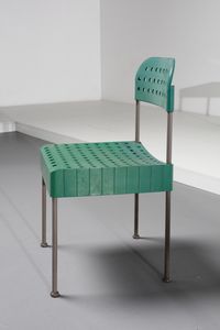 MARI ENZO (n. 1932) : Sei sedie Box per Anonima Castelli  - Asta Asta 364 | DESIGN E ARTI DECORATIVE DEL NOVECENTO - DESIGN (Online) Online - Associazione Nazionale - Case d'Asta italiane