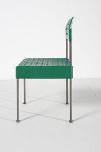 MARI ENZO (n. 1932) : Sei sedie Box per Anonima Castelli  - Asta Asta 364 | DESIGN E ARTI DECORATIVE DEL NOVECENTO - DESIGN (Online) Online - Associazione Nazionale - Case d'Asta italiane