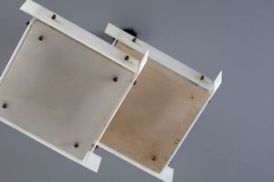 BIANCARDI & JORDAN : attribuito. Coppia di lampade a sospensione  - Asta Asta 364 | DESIGN E ARTI DECORATIVE DEL NOVECENTO - DESIGN (Online) Online - Associazione Nazionale - Case d'Asta italiane