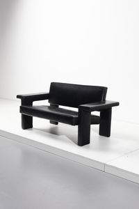 SCARPA AFRA (1937 -2011) & TOBIA (n. 1935) : attribuito. Divano  - Asta Asta 364 | DESIGN E ARTI DECORATIVE DEL NOVECENTO - DESIGN (Online) Online - Associazione Nazionale - Case d'Asta italiane