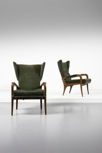 RENZO FRANCHI - Coppia di poltrone Camea