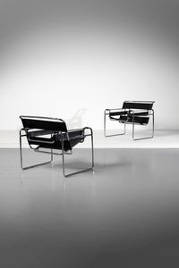 BREUER MARCEL LAJOS (1902 - 1981) - Coppia di poltrone Wassily per Bononia