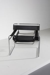 BREUER MARCEL LAJOS (1902 - 1981) : Coppia di poltrone Wassily per Bononia  - Asta Asta 364 | DESIGN E ARTI DECORATIVE DEL NOVECENTO - DESIGN (Online) Online - Associazione Nazionale - Case d'Asta italiane