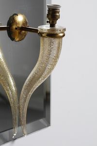 POLI FLAVIO (1900 - 1984) : Coppia di appliques per Seguso  - Asta Asta 364 | DESIGN E ARTI DECORATIVE DEL NOVECENTO - DESIGN (Online) Online - Associazione Nazionale - Case d'Asta italiane