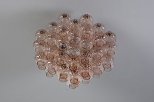 POLI GINO : Lampada a sospensione per Vetreria Aureliano Toso  - Asta Asta 364 | DESIGN E ARTI DECORATIVE DEL NOVECENTO - DESIGN (Online) Online - Associazione Nazionale - Case d'Asta italiane