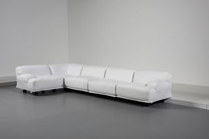 MAGISTRETTI VICO (1920 - 2006) : Divano modulare Fiandra per Cassina  - Asta Asta 364 | DESIGN E ARTI DECORATIVE DEL NOVECENTO - DESIGN (Online) Online - Associazione Nazionale - Case d'Asta italiane