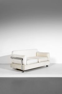 CACCIA DOMINIONI LUIGI (n. 1913) - Divano P11 Fasce Cromate per Azucena