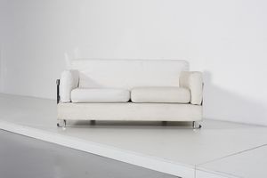CACCIA DOMINIONI LUIGI (n. 1913) : Divano P11 Fasce Cromate per Azucena  - Asta Asta 364 | DESIGN E ARTI DECORATIVE DEL NOVECENTO - DESIGN (Online) Online - Associazione Nazionale - Case d'Asta italiane