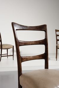 BUFFA PAOLO (1903 - 1970) : Sei sedie  - Asta Asta 364 | DESIGN E ARTI DECORATIVE DEL NOVECENTO - DESIGN (Online) Online - Associazione Nazionale - Case d'Asta italiane
