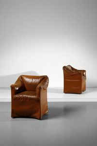 BELLINI MARIO (n. 1935) - Coppia di poltrone 684 per Cassina
