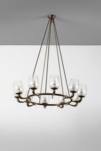 ARREDOLUCE - attribuito. Lampada a sospensione