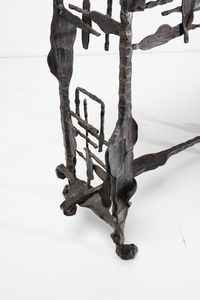 BENETTON SIMON (n. 1933) : Consolle con sgabello  - Asta Asta 364 | DESIGN E ARTI DECORATIVE DEL NOVECENTO - DESIGN (Online) Online - Associazione Nazionale - Case d'Asta italiane