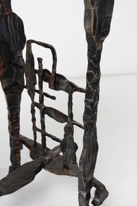 BENETTON SIMON (n. 1933) : Consolle con sgabello  - Asta Asta 364 | DESIGN E ARTI DECORATIVE DEL NOVECENTO - DESIGN (Online) Online - Associazione Nazionale - Case d'Asta italiane