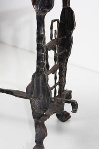 BENETTON SIMON (n. 1933) : Consolle con sgabello  - Asta Asta 364 | DESIGN E ARTI DECORATIVE DEL NOVECENTO - DESIGN (Online) Online - Associazione Nazionale - Case d'Asta italiane